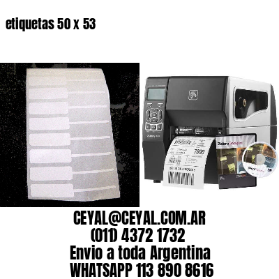 etiquetas 50 x 53