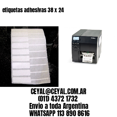 etiquetas adhesivas 38 x 24