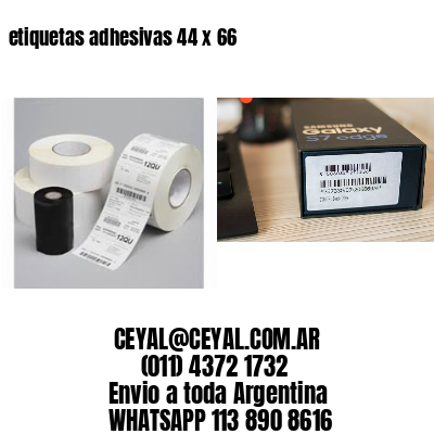 etiquetas adhesivas 44 x 66