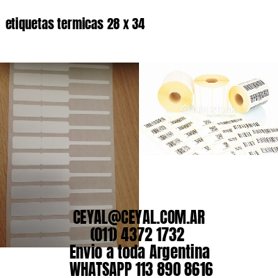 etiquetas termicas 28 x 34