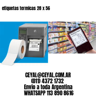 etiquetas termicas 28 x 56