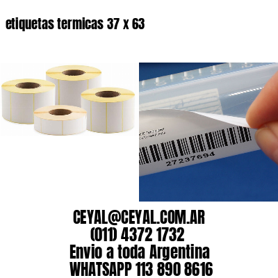 etiquetas termicas 37 x 63