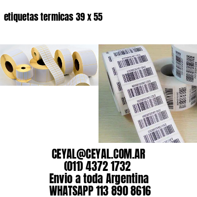 etiquetas termicas 39 x 55