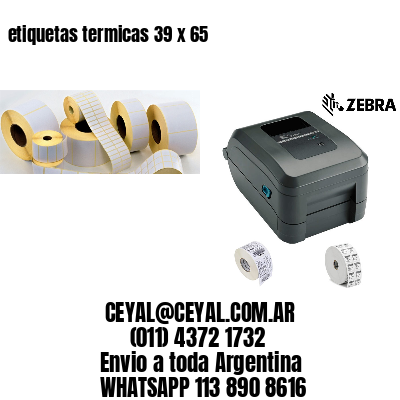 etiquetas termicas 39 x 65