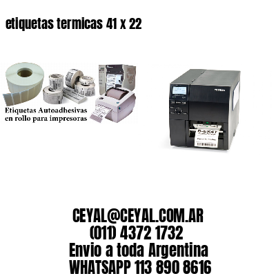 etiquetas termicas 41 x 22