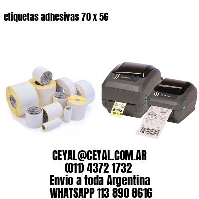 etiquetas adhesivas 70 x 56