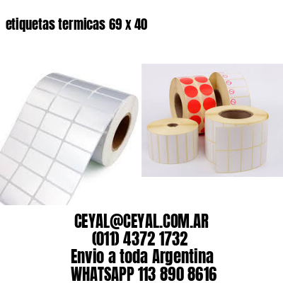 etiquetas termicas 69 x 40