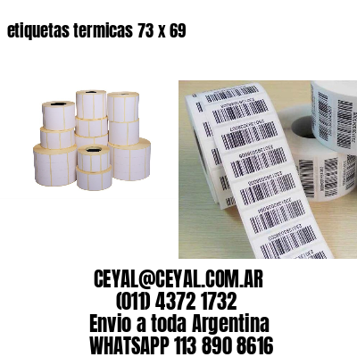 etiquetas termicas 73 x 69