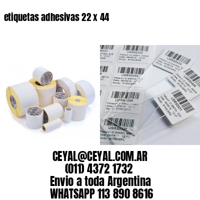 etiquetas adhesivas 22 x 44