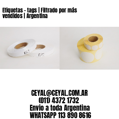 Etiquetas - tags | Filtrado por más vendidos | Argentina