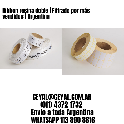 Ribbon resina doble | Filtrado por más vendidos | Argentina