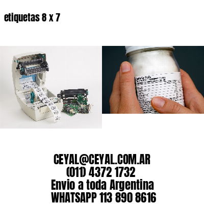 etiquetas 8 x 7