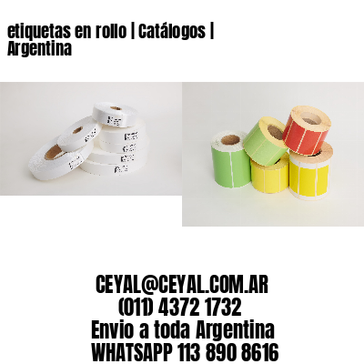 etiquetas en rollo | Catálogos | Argentina