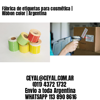 Fábrica de etiquetas para cosmética | Ribbon color | Argentina
