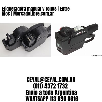 Etiquetadora manual y rollos | Entre Rios | MercadoLibre.com.ar