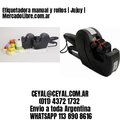 Etiquetadora manual y rollos | Jujuy | MercadoLibre.com.ar