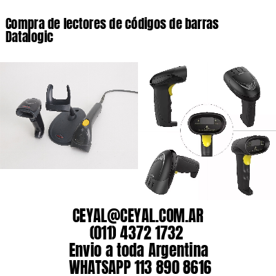 Compra de lectores de códigos de barras Datalogic