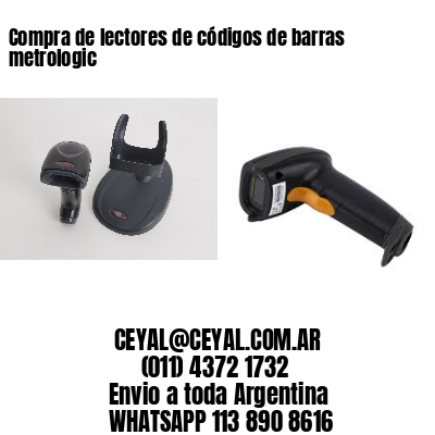 Compra de lectores de códigos de barras metrologic