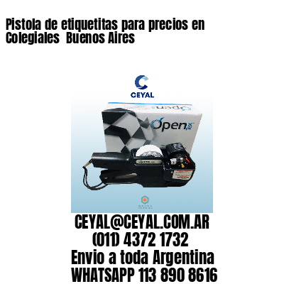 Pistola de etiquetitas para precios en Colegiales  Buenos Aires
