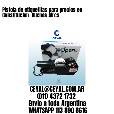 Pistola de etiquetitas para precios en Constitucion  Buenos Aires