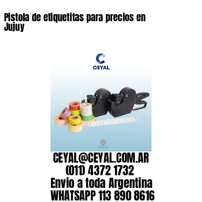 Pistola de etiquetitas para precios en Jujuy