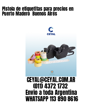 Pistola de etiquetitas para precios en Puerto Madero  Buenos Aires