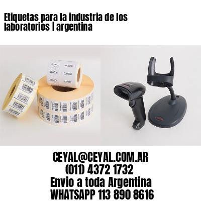 Etiquetas para la industria de los laboratorios | argentina