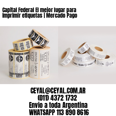 Capital Federal El mejor lugar para imprimir etiquetas | Mercado Pago 