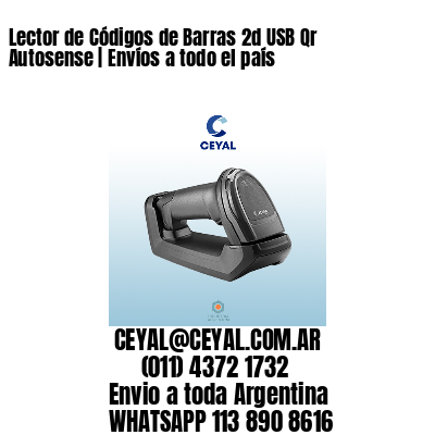 Lector de Códigos de Barras 2d USB Qr Autosense | Envíos a todo el país