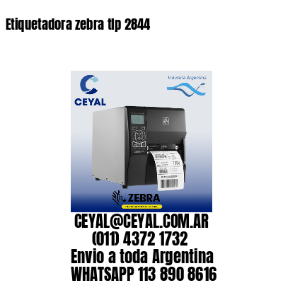 Etiquetadora zebra tlp 2844