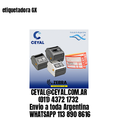 etiquetadora GX