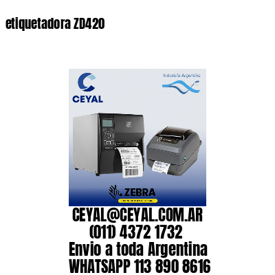 etiquetadora ZD420