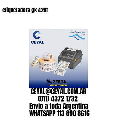 etiquetadora gk 420t