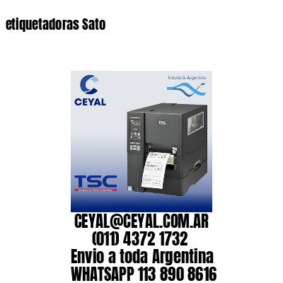 etiquetadoras Sato