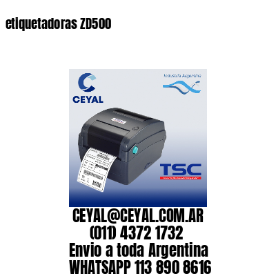 etiquetadoras ZD500