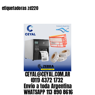 etiquetadoras zd220