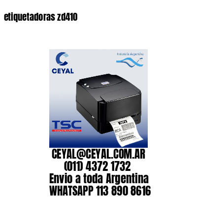 etiquetadoras zd410