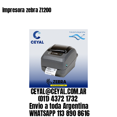 impresora zebra Zt200