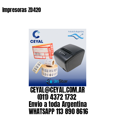 impresoras ZD420