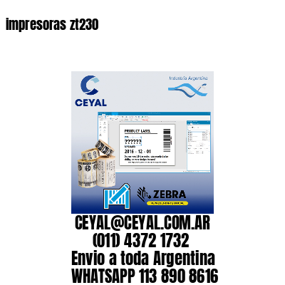 impresoras zt230