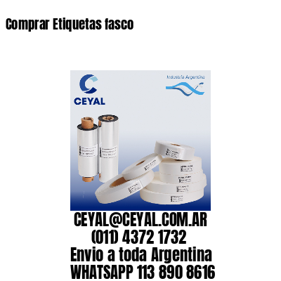 Comprar Etiquetas fasco