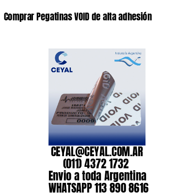 Comprar Pegatinas VOID de alta adhesión