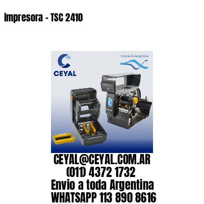 impresora – TSC 2410