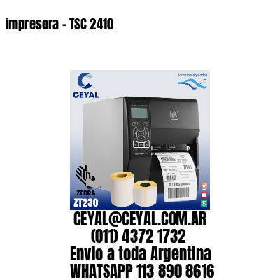 impresora – TSC 2410