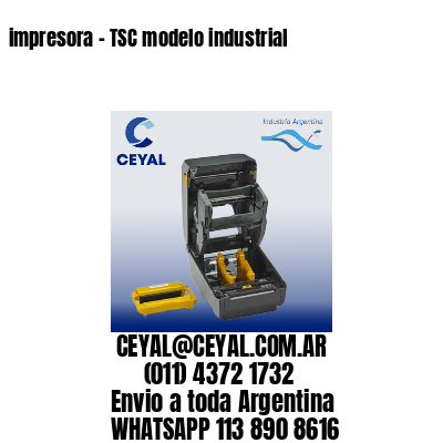 impresora – TSC modelo industrial