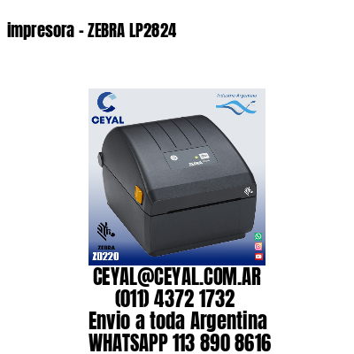 impresora – ZEBRA LP2824