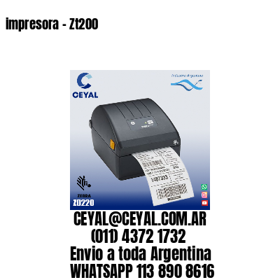 impresora – Zt200