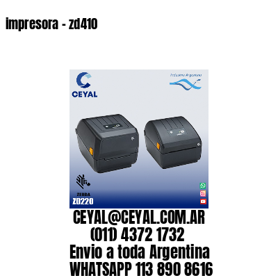 impresora – zd410