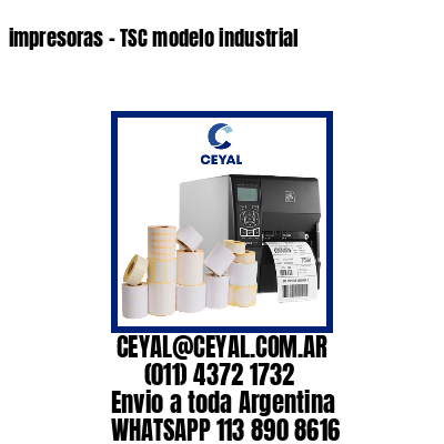 impresoras – TSC modelo industrial