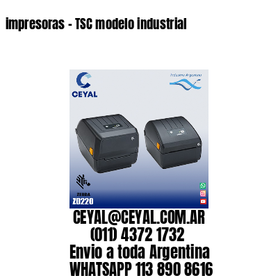 impresoras – TSC modelo industrial